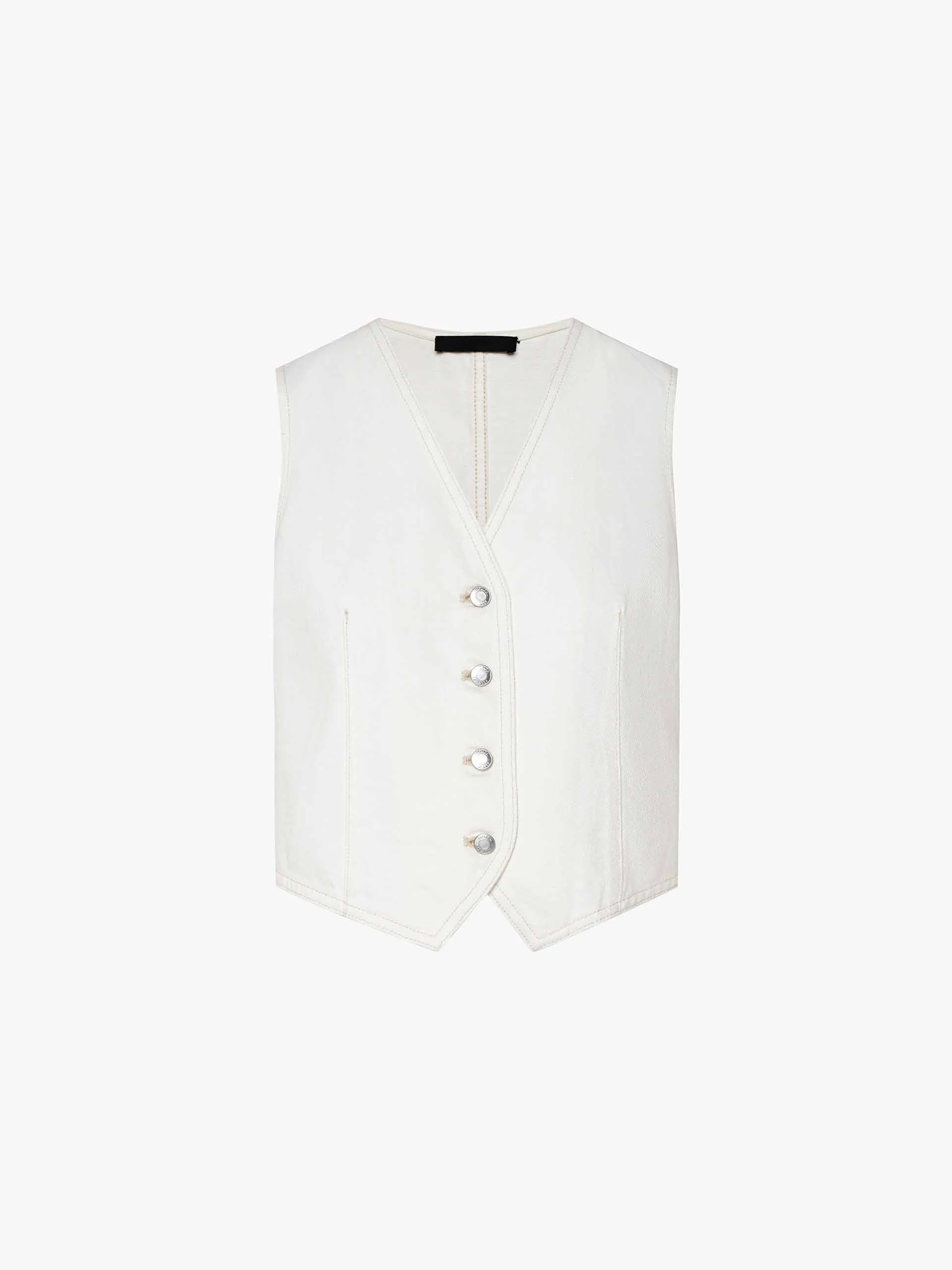 V-neck Button Waistcoat sold by Mo&Co product image thumbnail 5