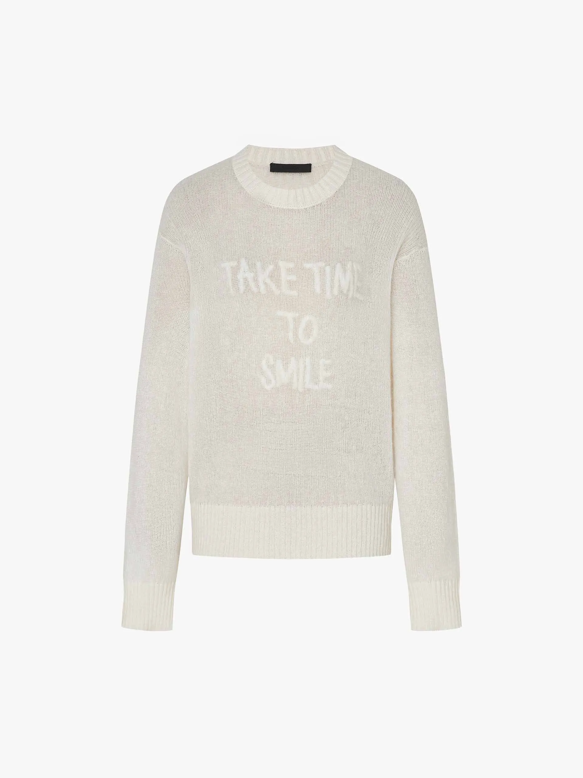 Front Letter Embroidery Sweater sold by Mo&Co product image thumbnail 5