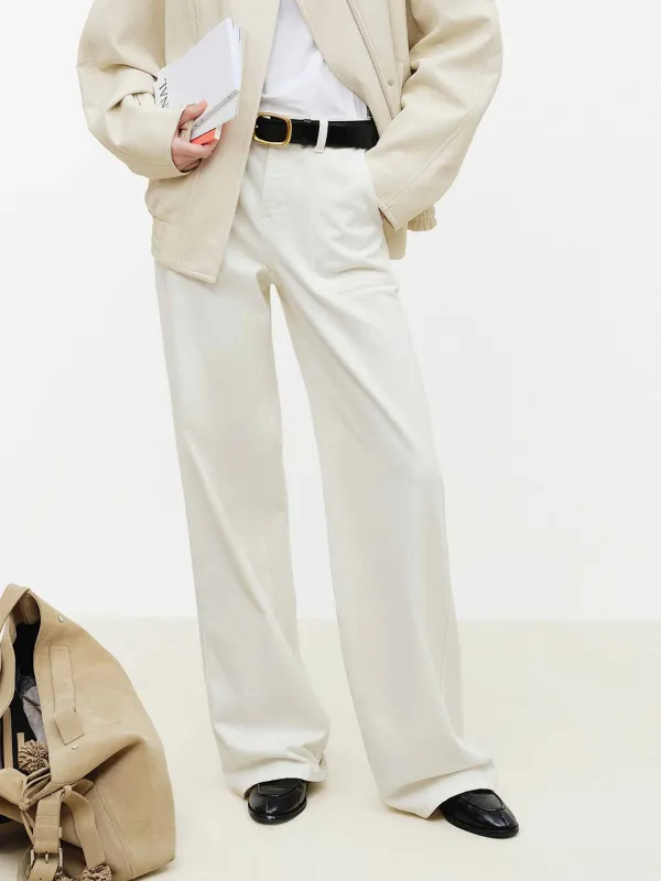 Pure Cotton White Jeans sold by Mo&Co