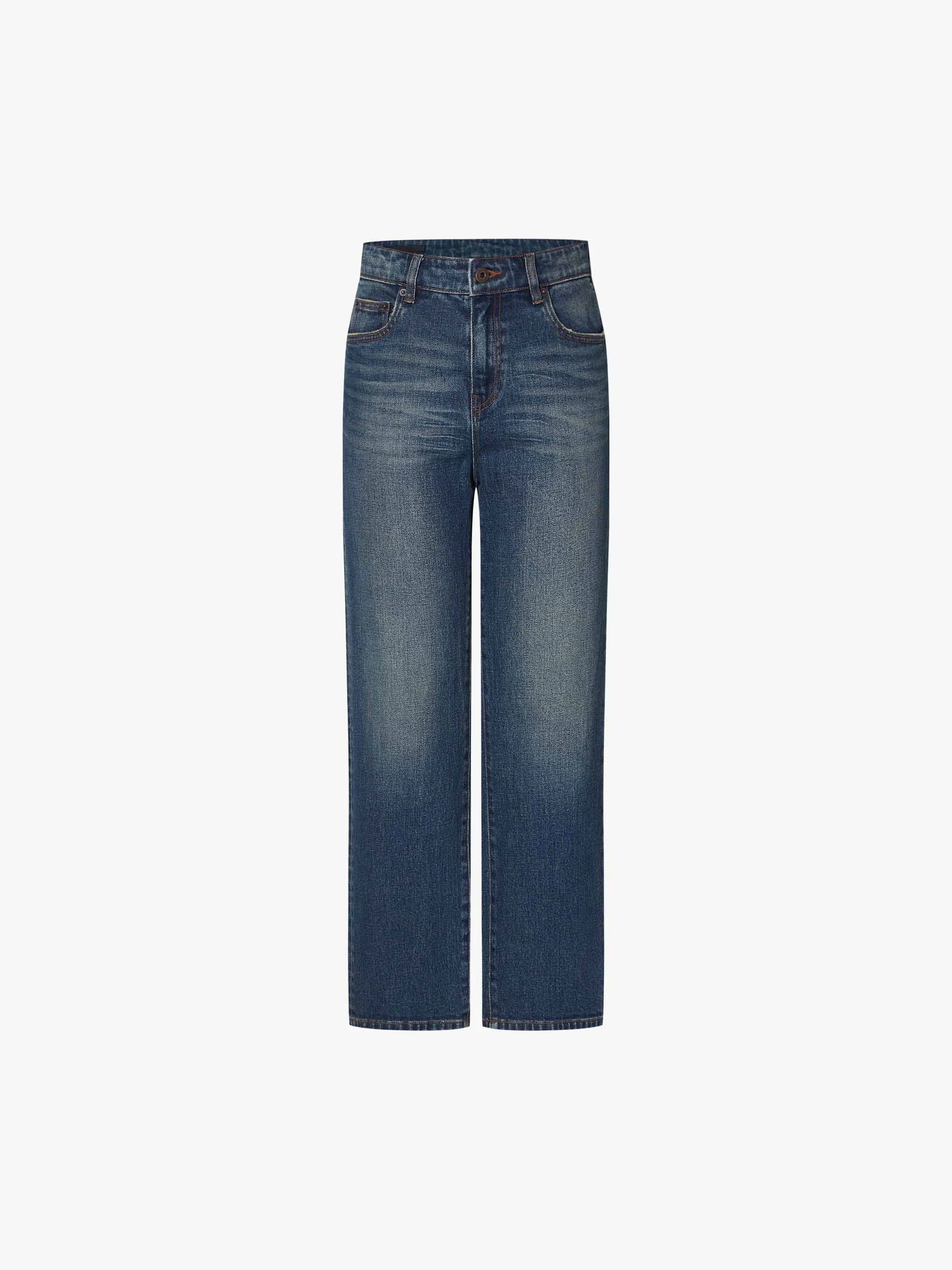 Whisker Effect Ankle Jeans sold by Mo&Co product image thumbnail 5