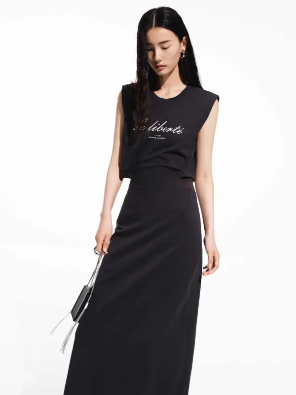 Cotton Cutout Waist Dress sold by Mo&Co