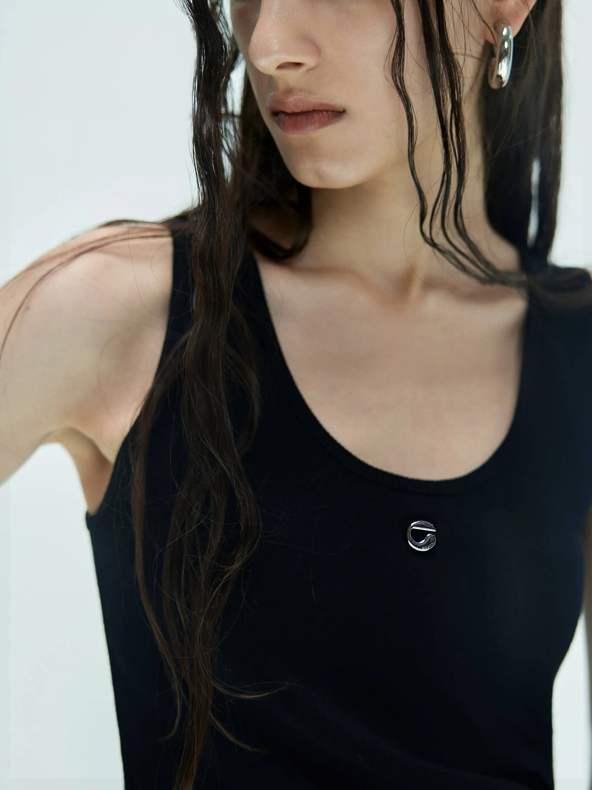 Metal Logo Tank Top sold by Mo&Co product image thumbnail 3