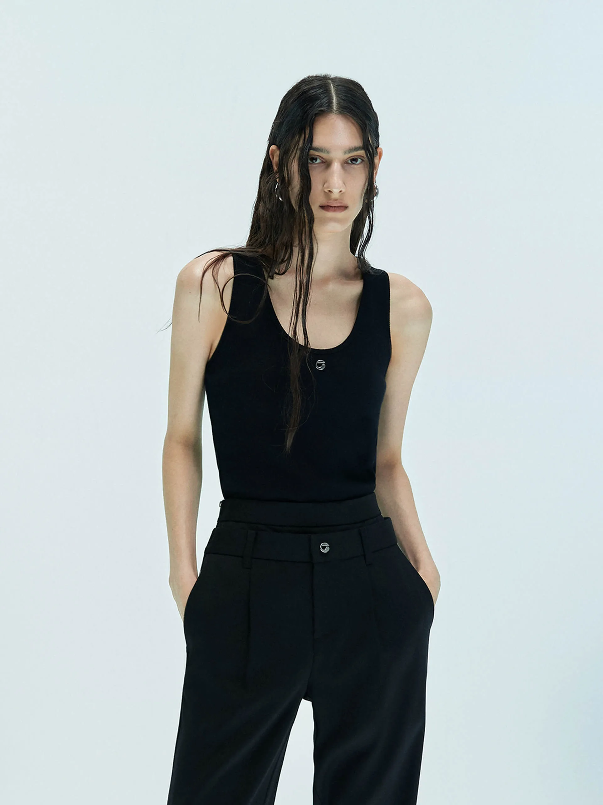 Metal Logo Tank Top sold by Mo&Co