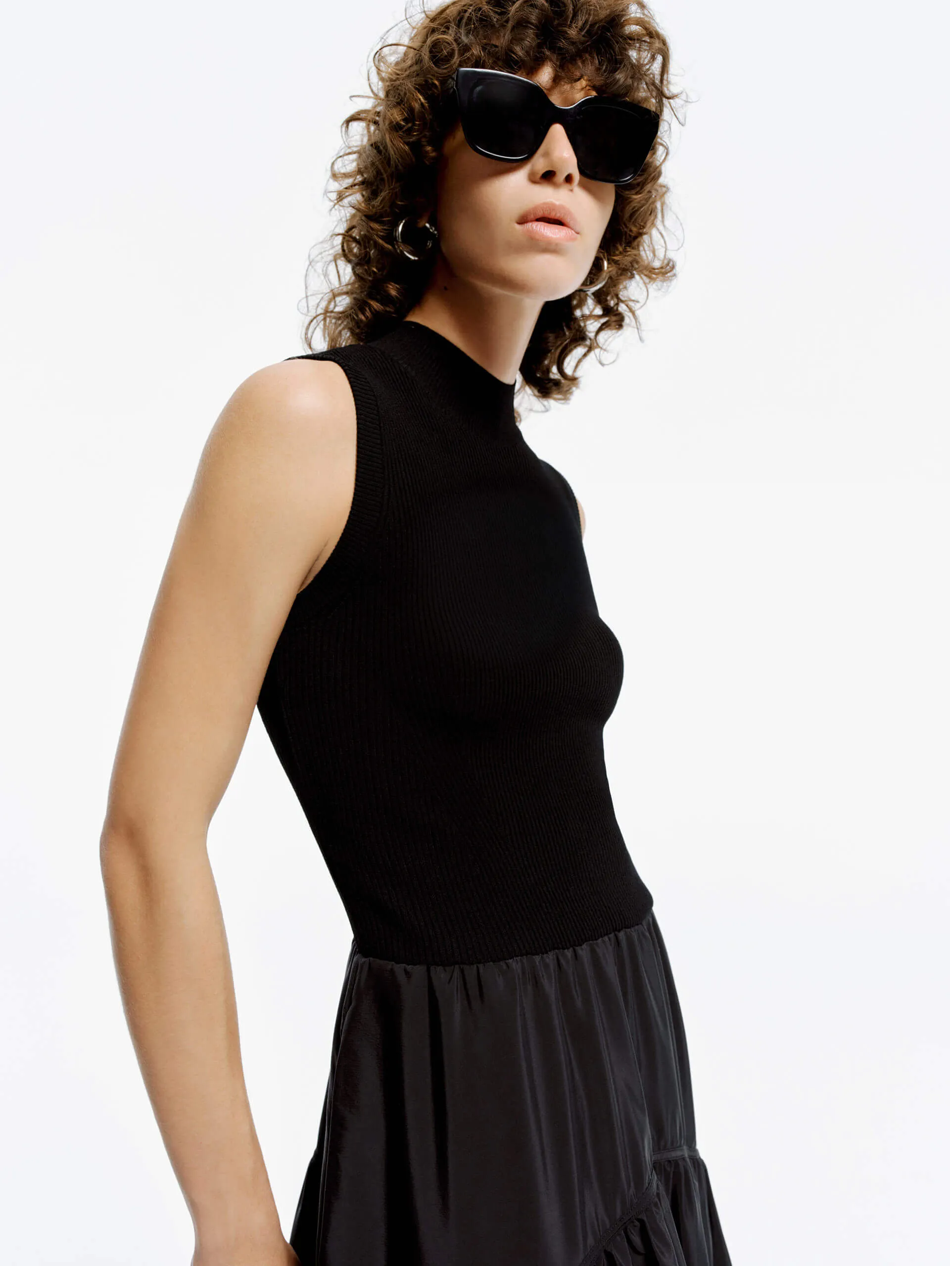 A-line Paneled Dress sold by Mo&Co product image thumbnail 3