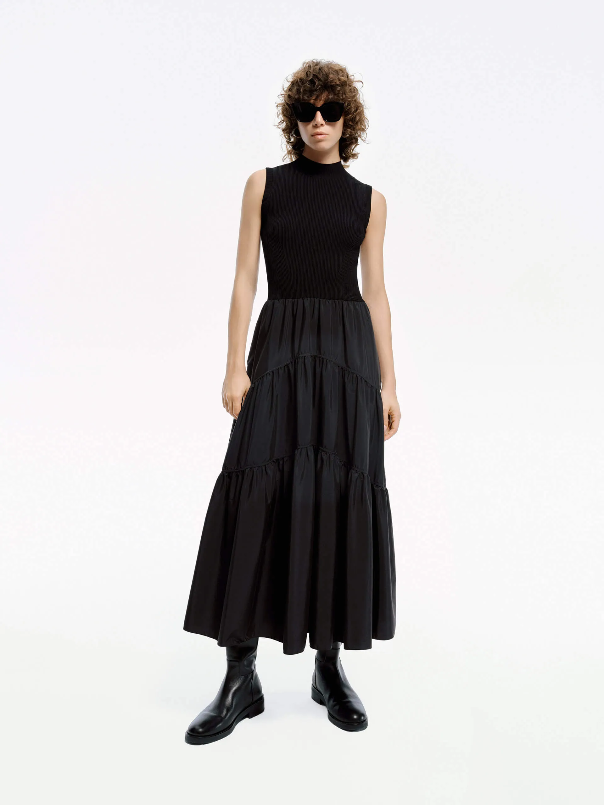 A-line Paneled Dress sold by Mo&Co product image thumbnail 2
