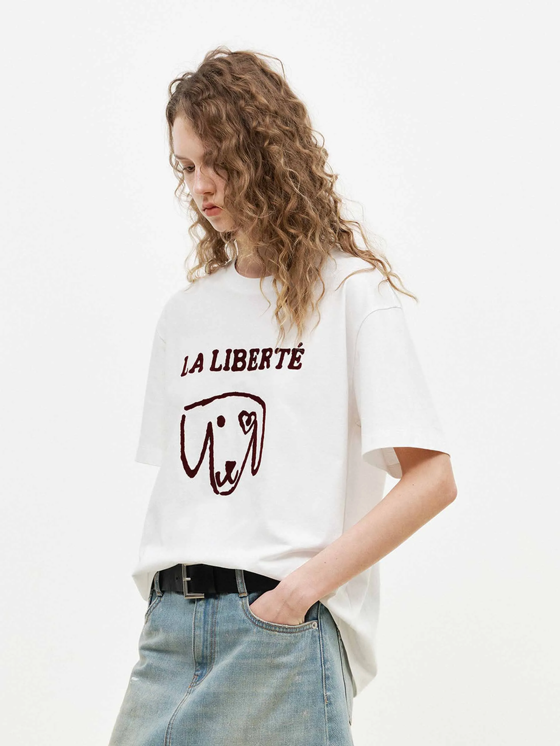 Cotton Front Printed T-shirt sold by Mo&Co product image thumbnail 3