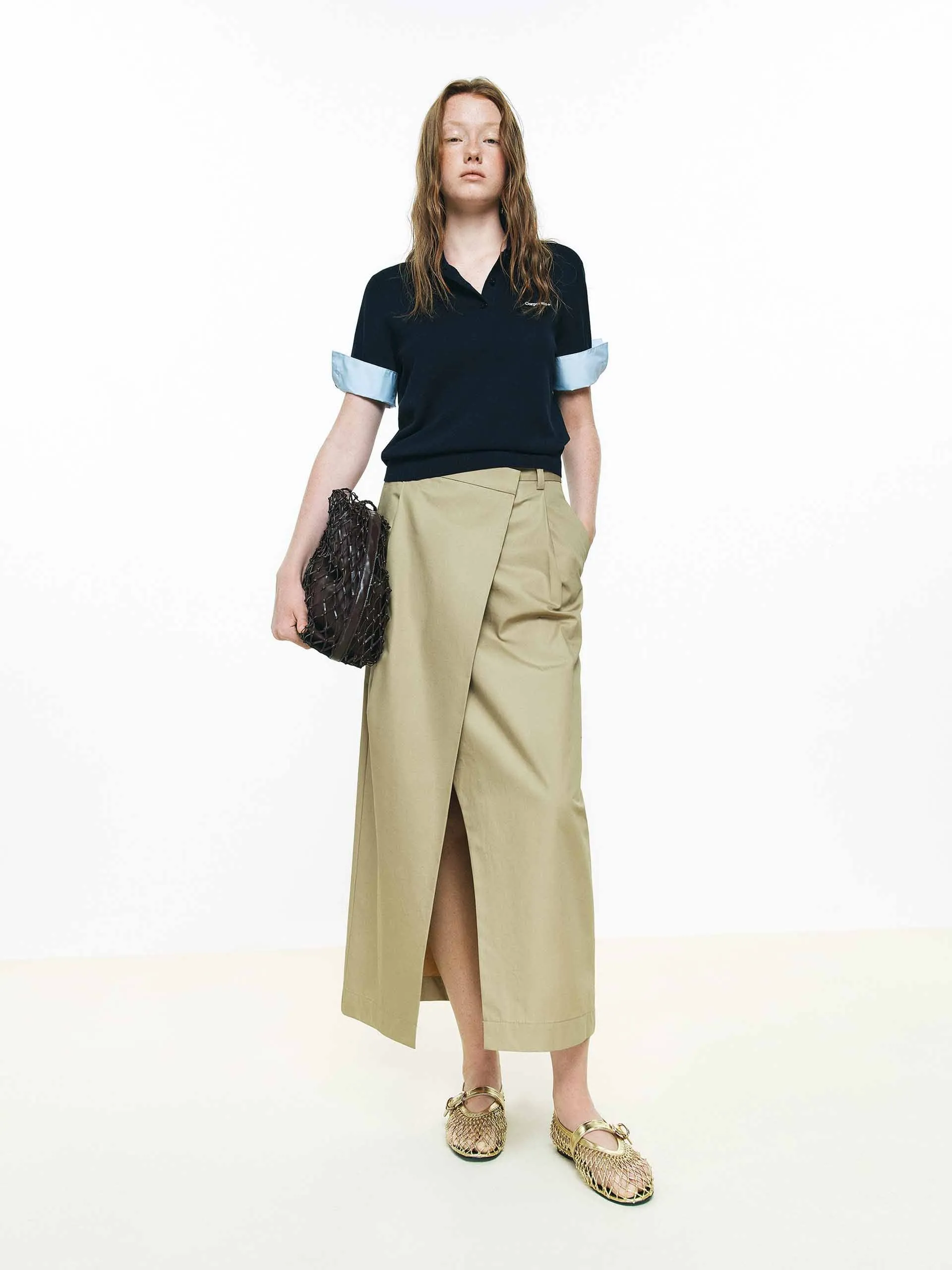 Detachable Cuffs Knit Top sold by Mo&Co product image thumbnail 2