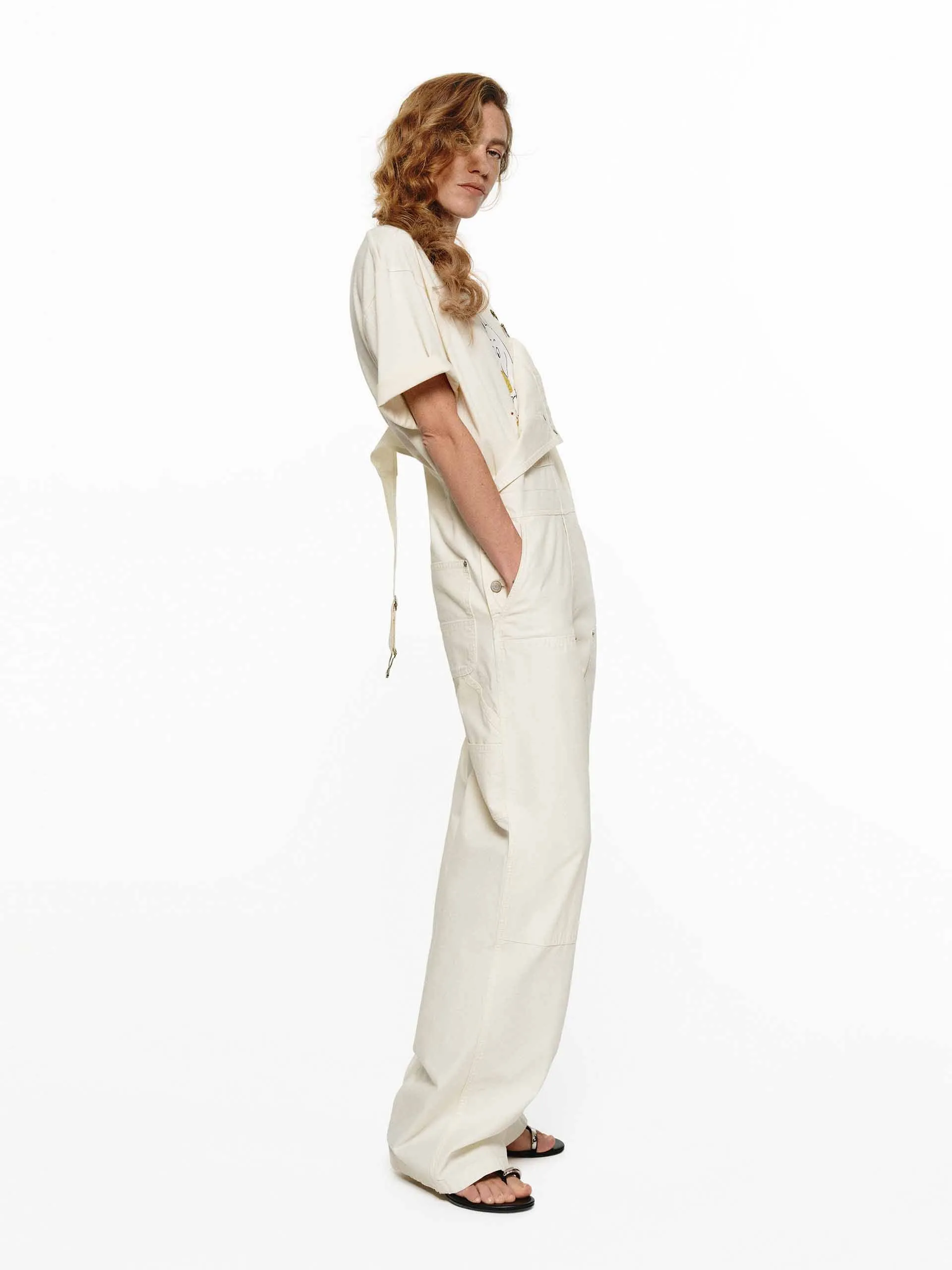 Cargo Cotton Jumpsuits sold by Mo&Co product image thumbnail 5