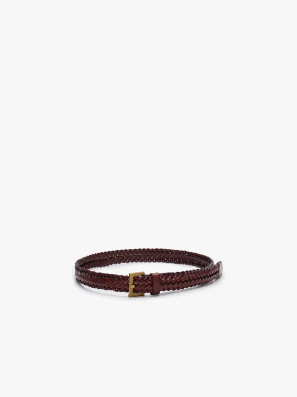 Hand-Braided Leather Belt made by Mo&Co
