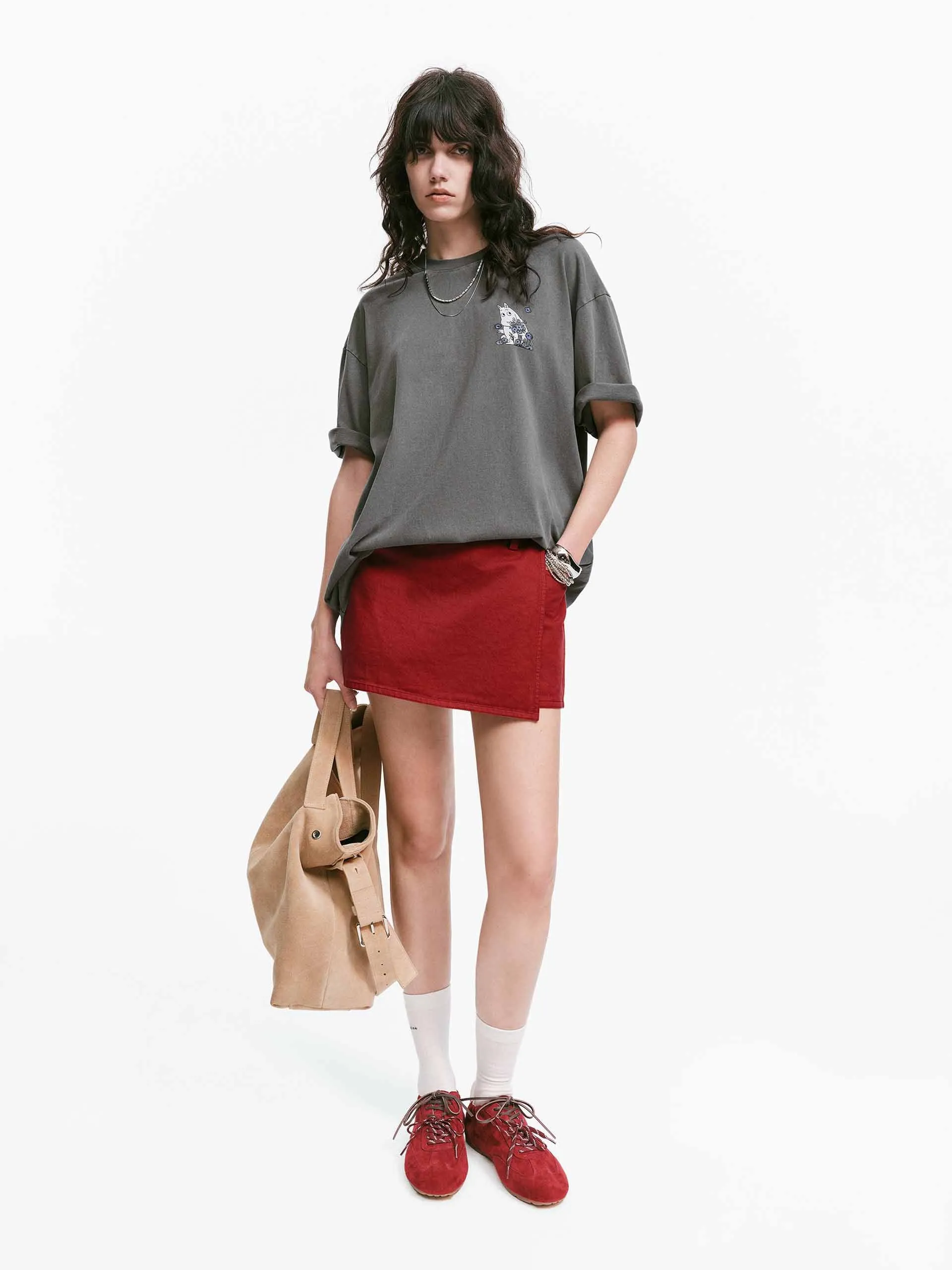 Floral Print Cotton T-shirt sold by Mo&Co product image thumbnail 2