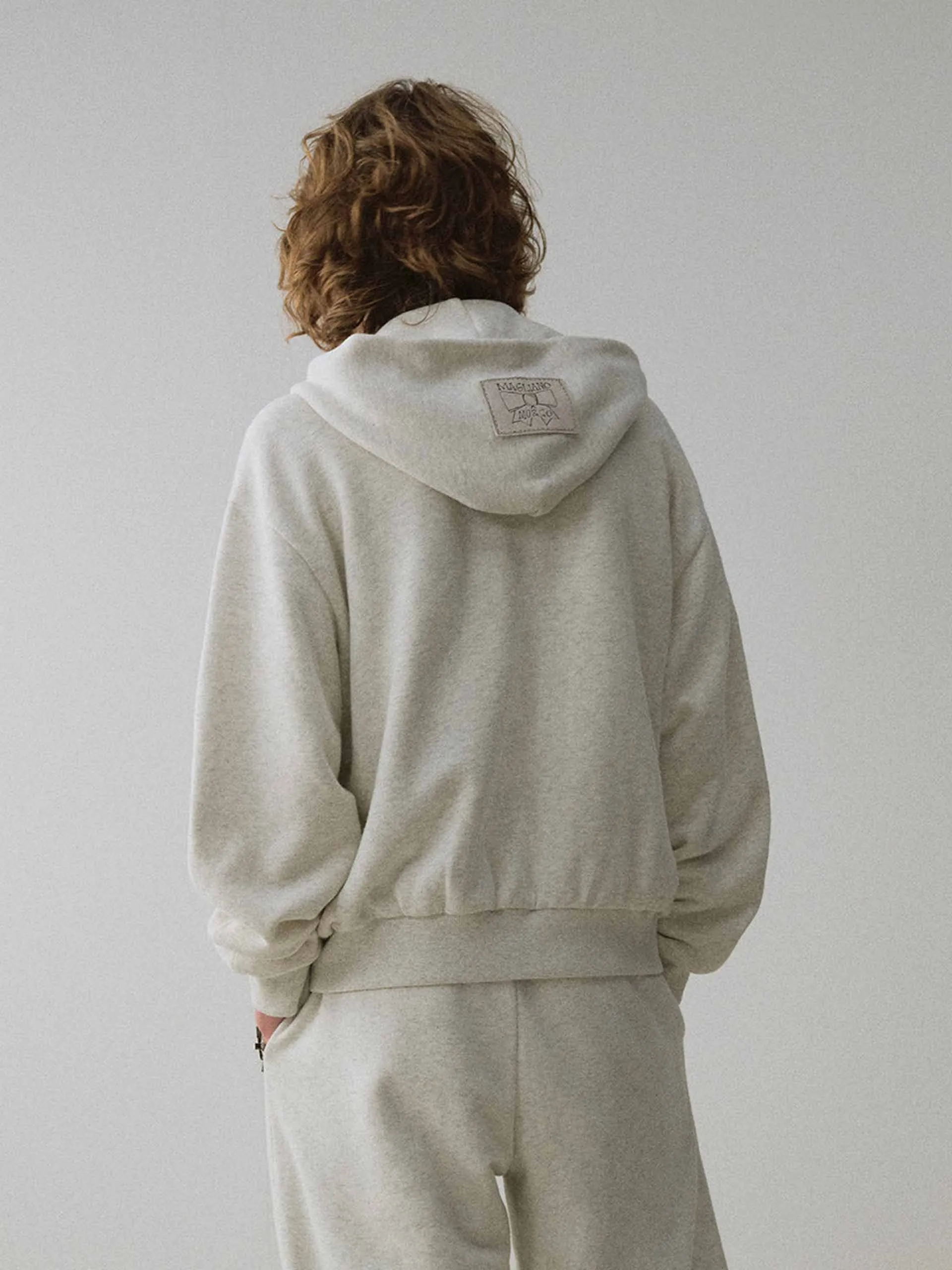 Cotton Hooded Zip-Up Jacket sold by Mo&Co product image thumbnail 3