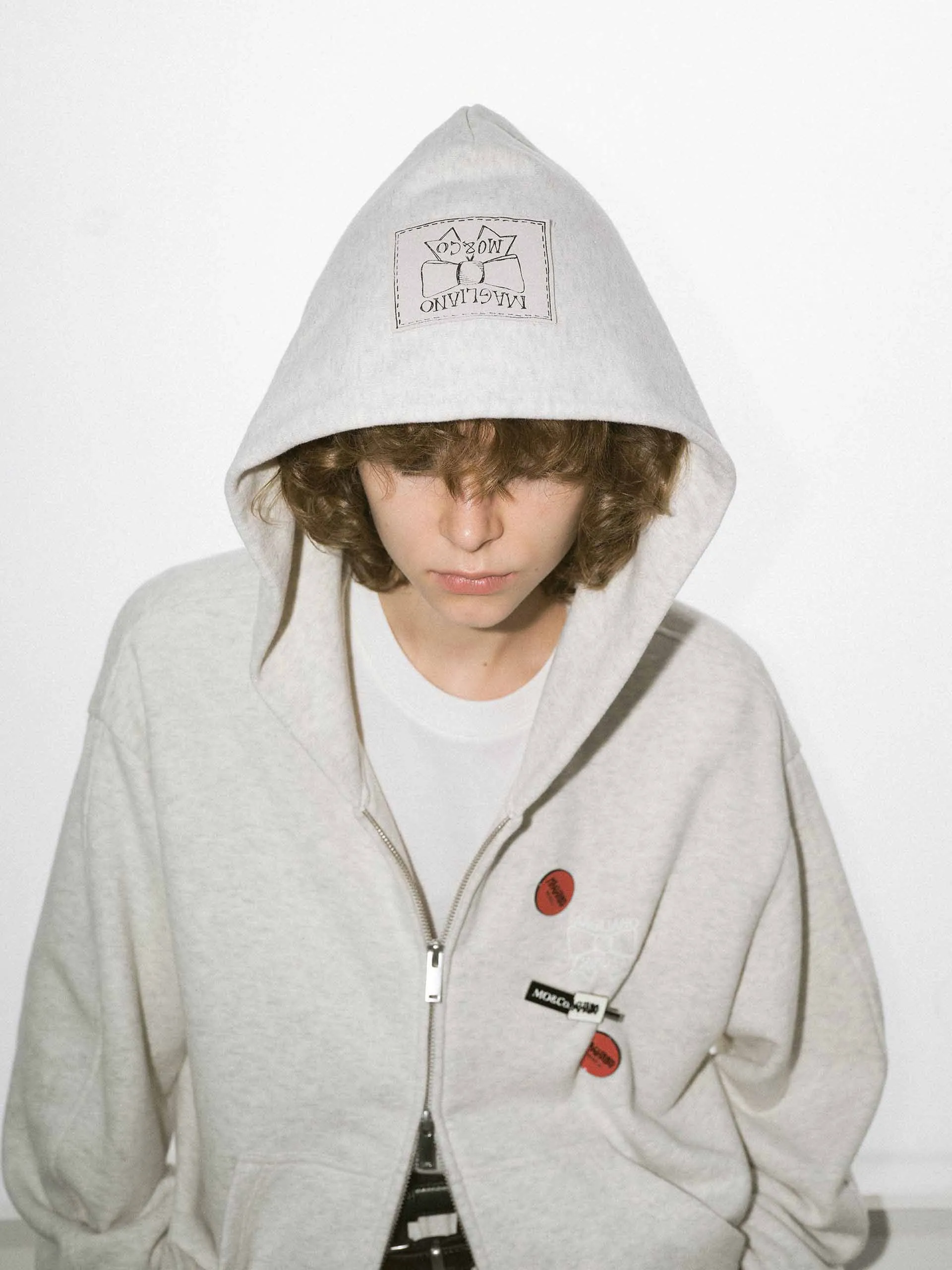 Cotton Hooded Zip-Up Jacket sold by Mo&Co product image thumbnail 5