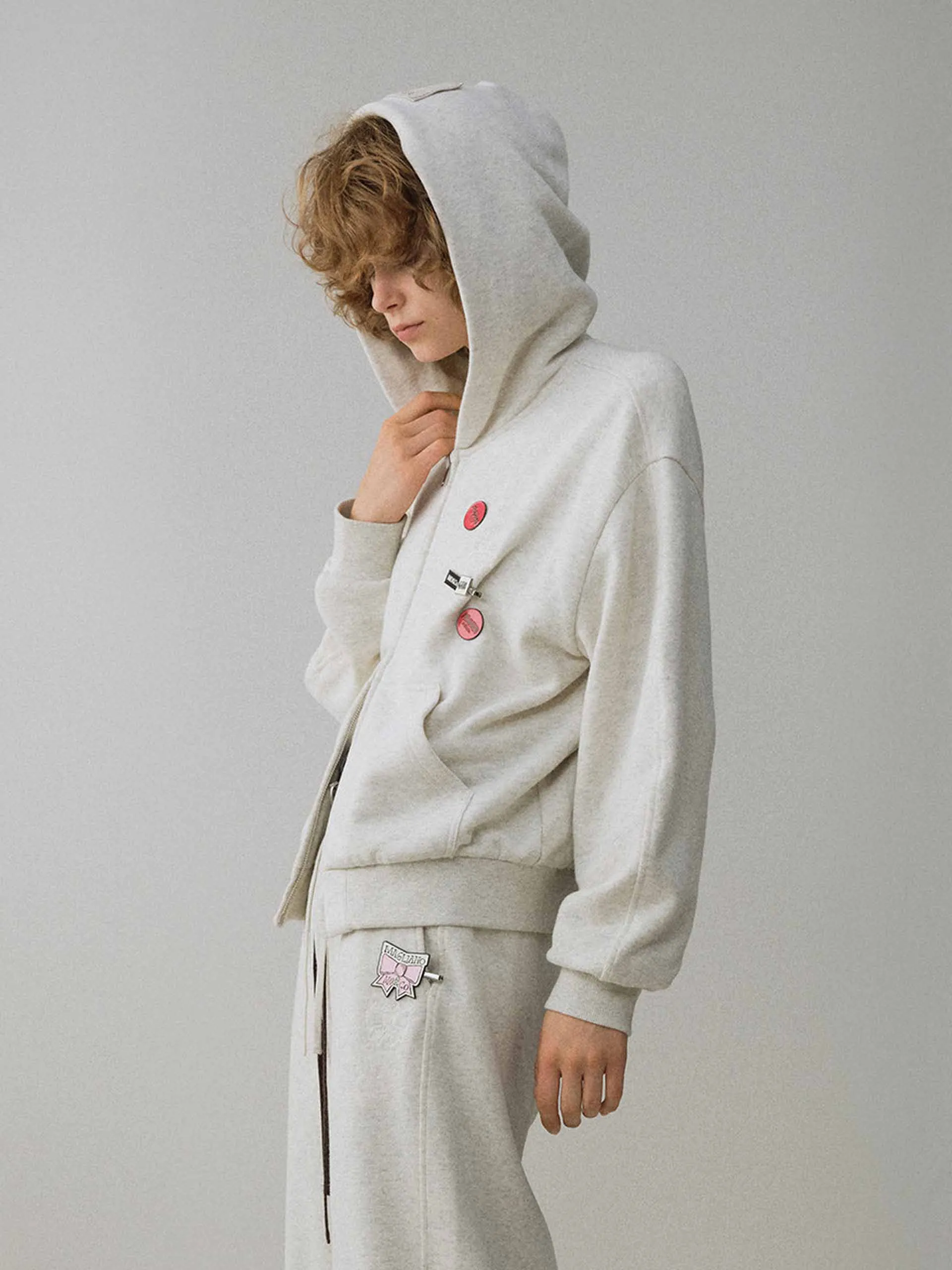 Cotton Hooded Zip-Up Jacket sold by Mo&Co product image thumbnail 4