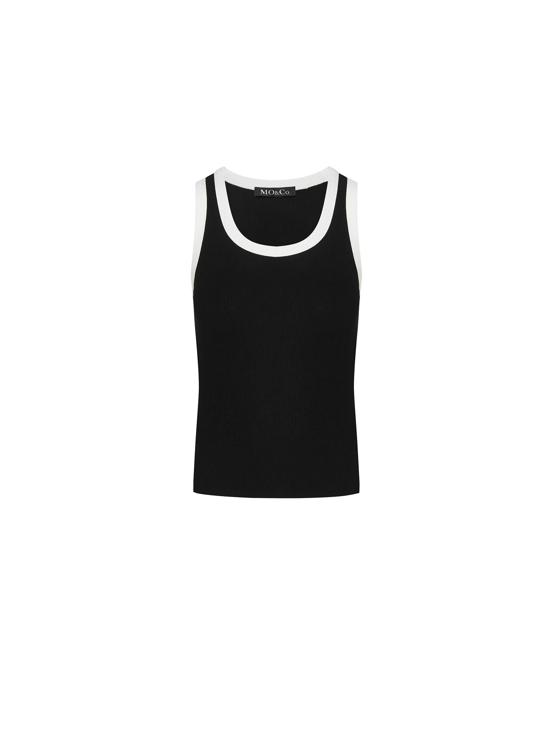 Cutout Back Tank Top sold by Mo&Co product image thumbnail 5
