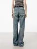 Wide Leg Cotton Jeans sold by Mo&Co