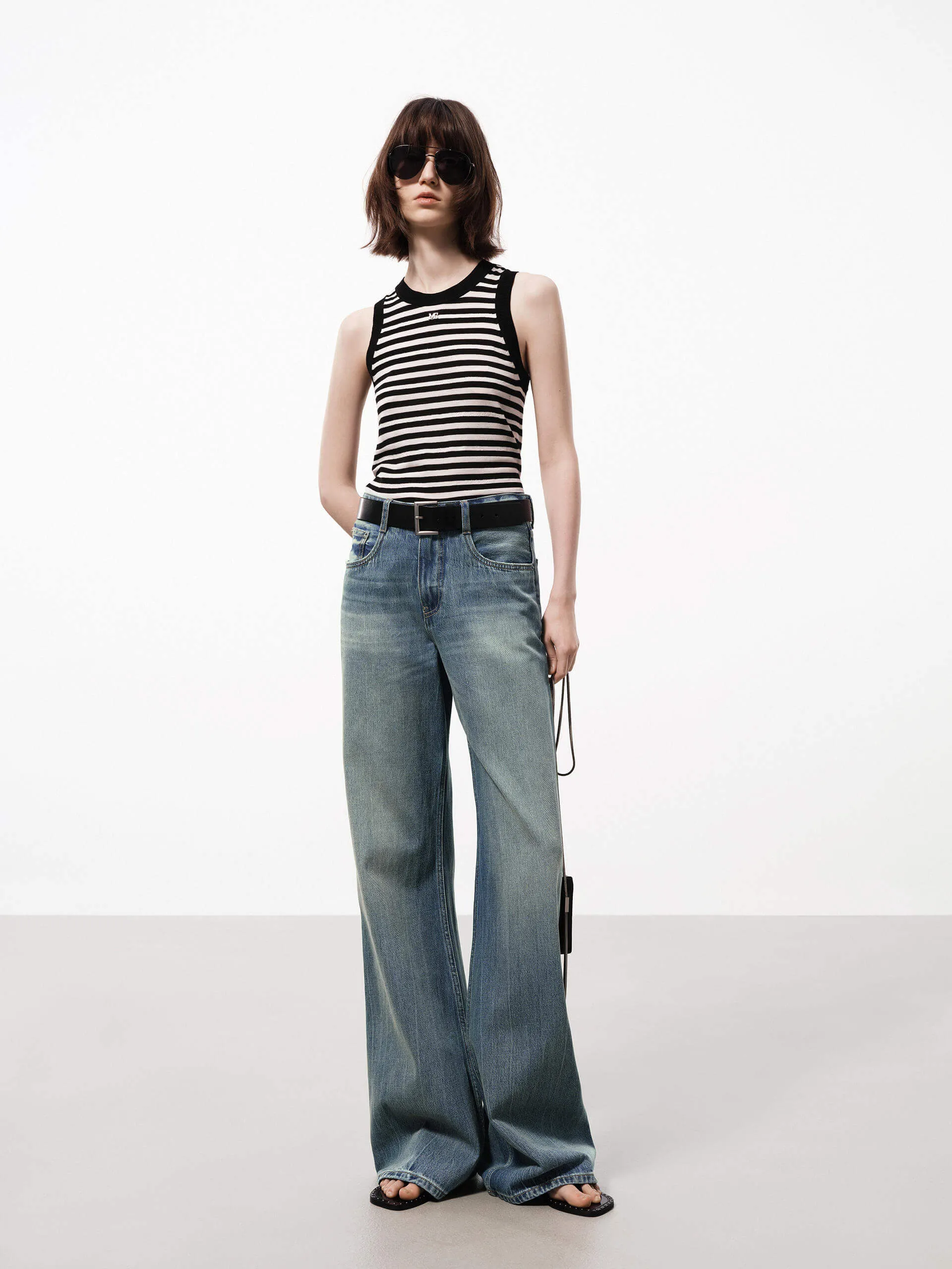 Wide Leg Cotton Jeans sold by Mo&Co product image thumbnail 2