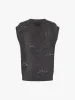 Crystal Decoration Knit Vest sold by Mo&Co