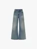 Wide Leg Cotton Jeans sold by Mo&Co