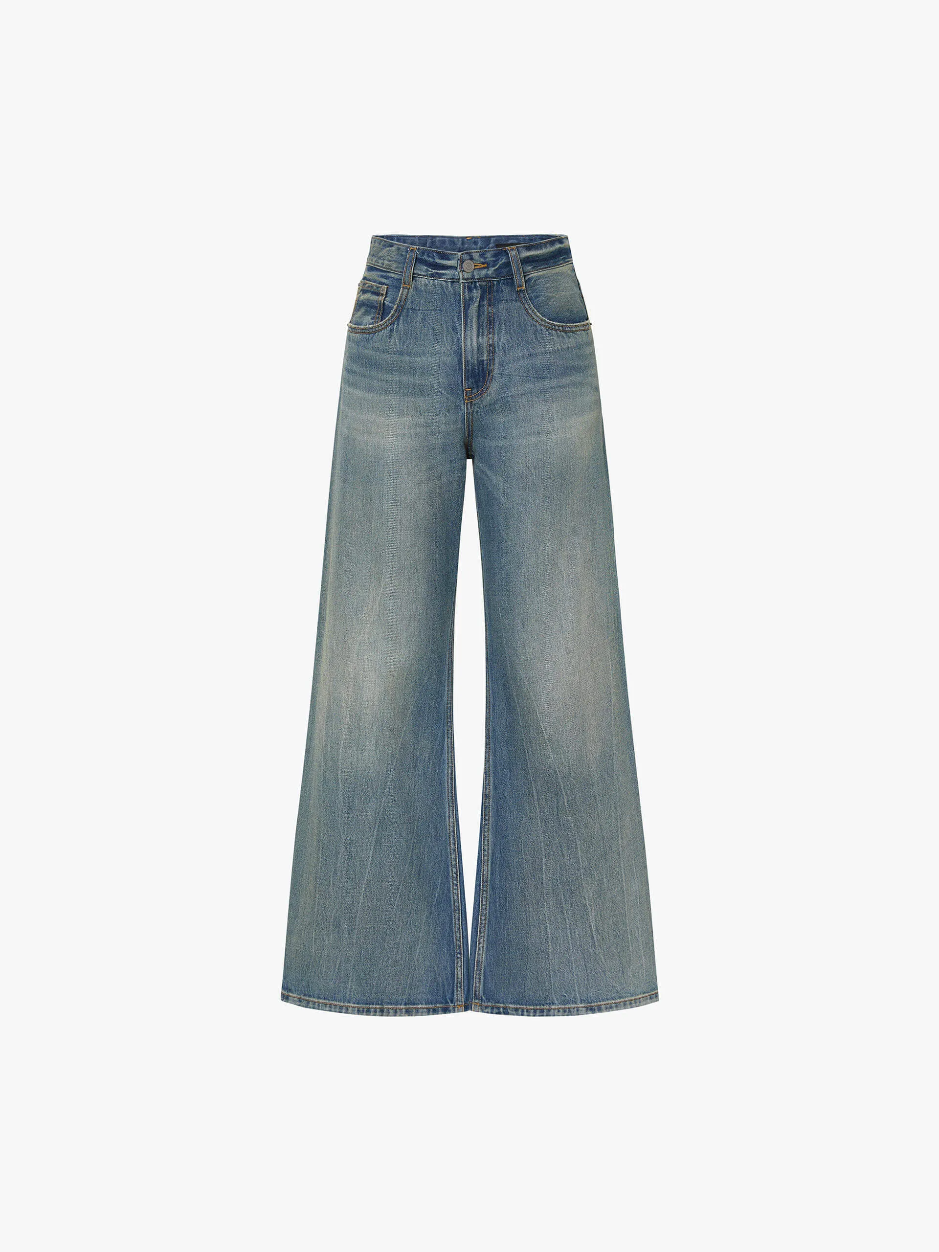 Wide Leg Cotton Jeans sold by Mo&Co product image thumbnail 5