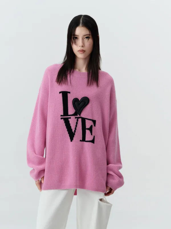 Wool Drop Shoulder Knit Pullover sold by Mo&Co