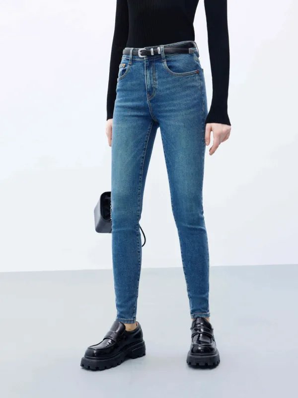 Skinny High Rise Jeans sold by Mo&Co