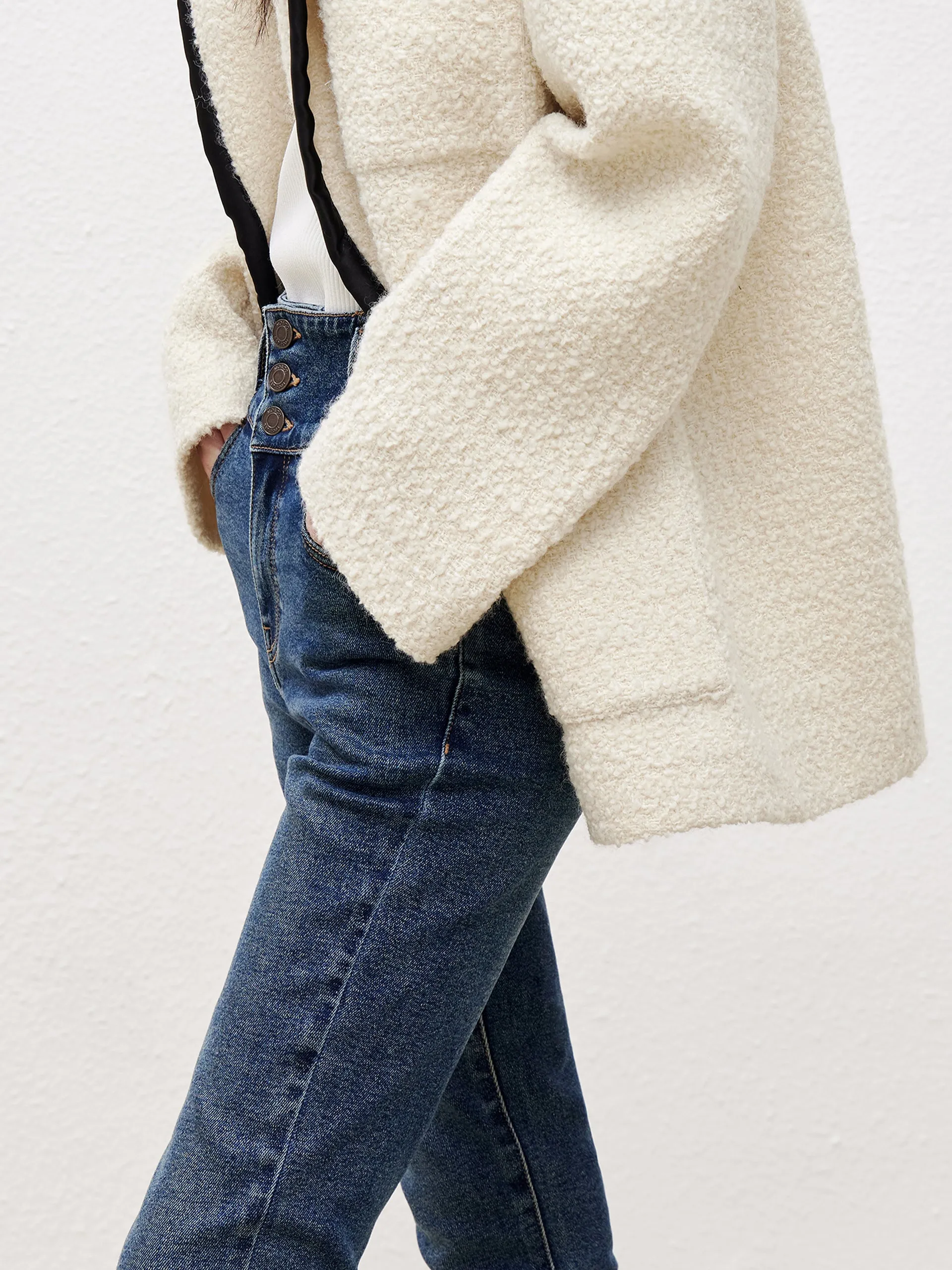 Wide Waistband Jeans in Skinny sold by Mo&Co product image thumbnail 5