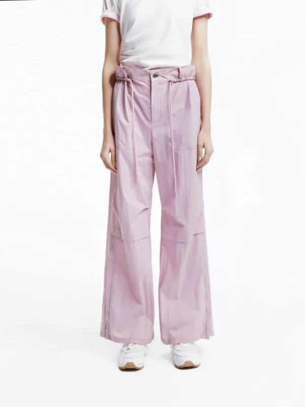 Drawstring Waist Cargo Trousers sold by Mo&Co