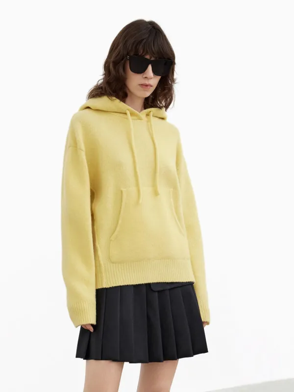 Hooded Knit Pullover sold by Mo&Co