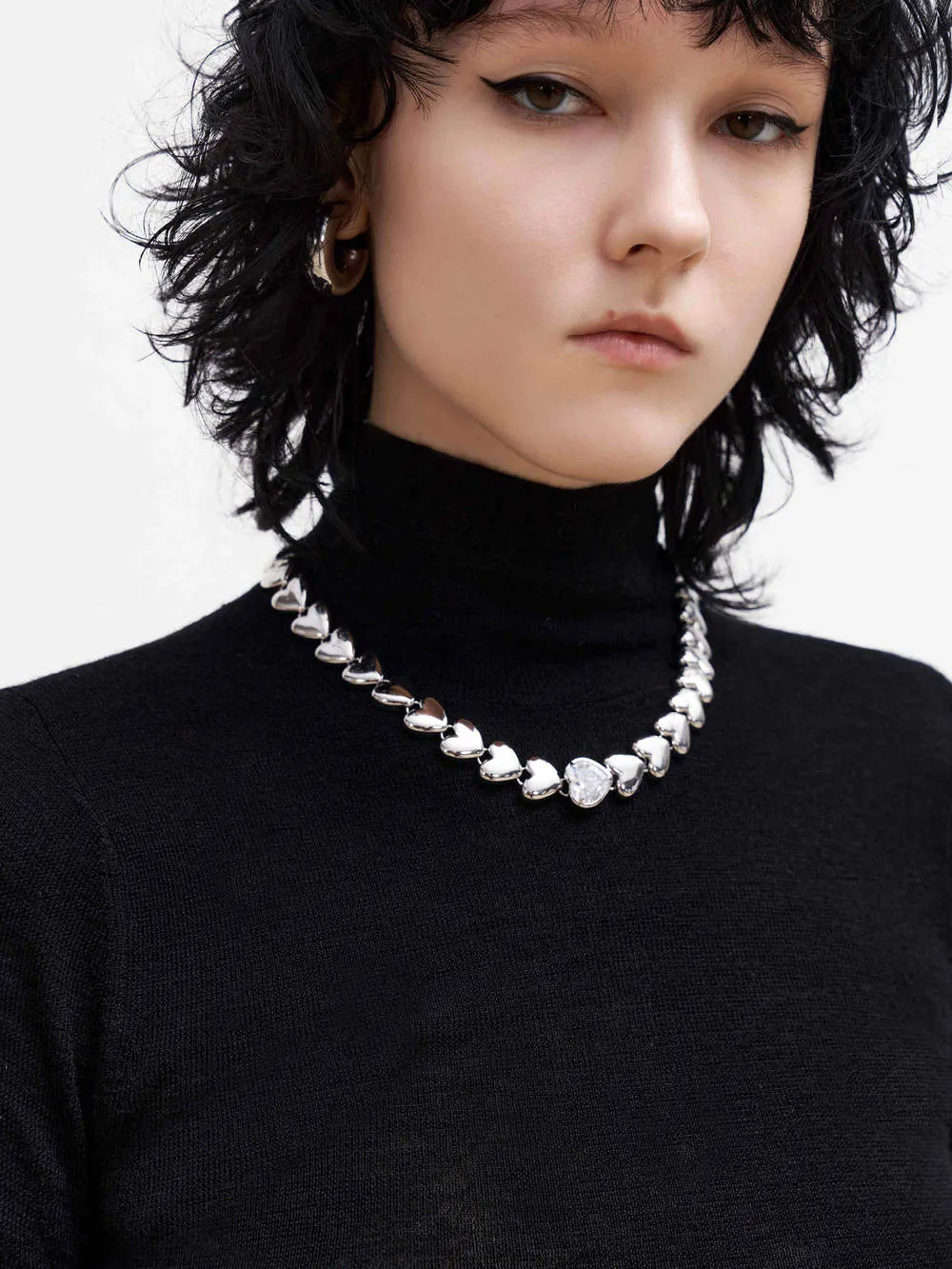 Merino Wool Turtleneck Top sold by Mo&Co product image thumbnail 2