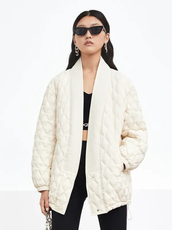 Oversized Quilted Jacket sold by Mo&Co