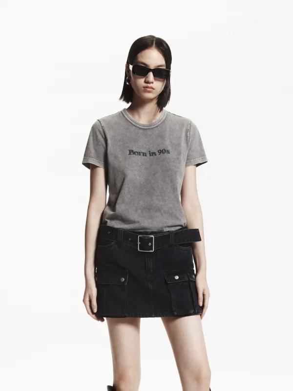 Front Logo Cotton T-shirt sold by Mo&Co