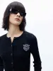 Slim Fit Ribbed Knit Cardigan sold by Mo&Co