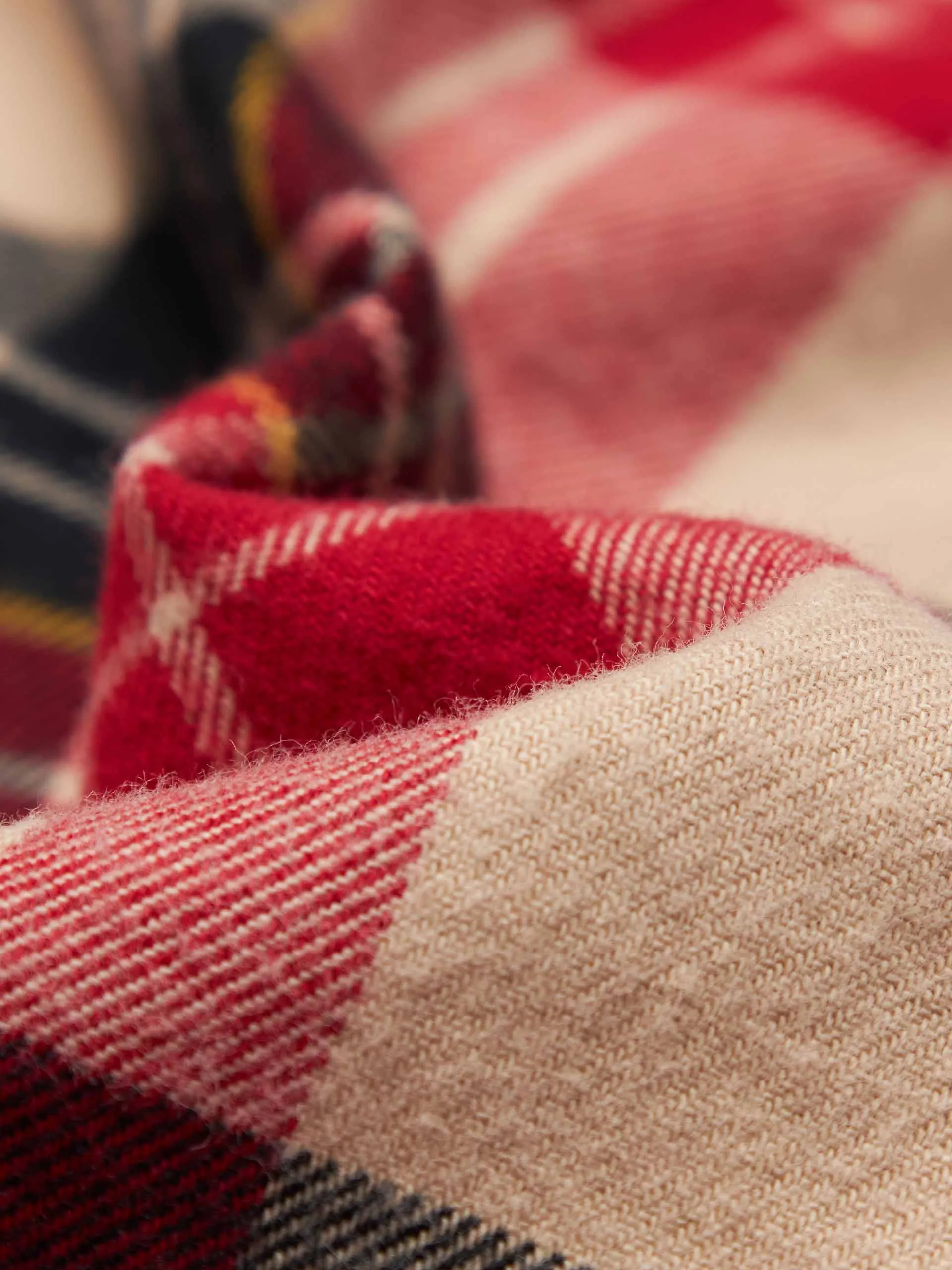 Asymmetrical Hem Plaid Skirt sold by Mo&Co product image thumbnail 4