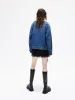 Fuzzy Collar Denim Jacket sold by Mo&Co