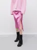 Draped Triacetate Blend Skirt sold by Mo&Co