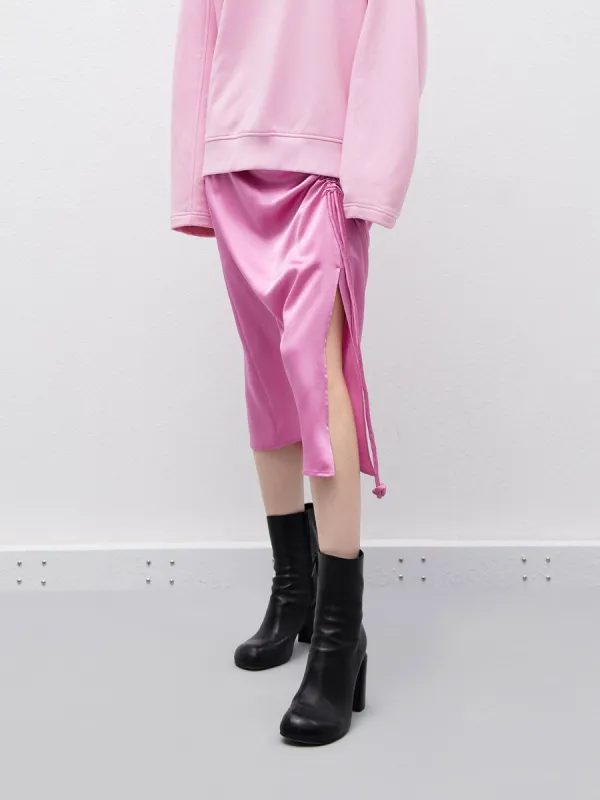 Draped Triacetate Blend Skirt sold by Mo&Co