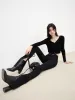 Mid Waist Skinny Jeans sold by Mo&Co