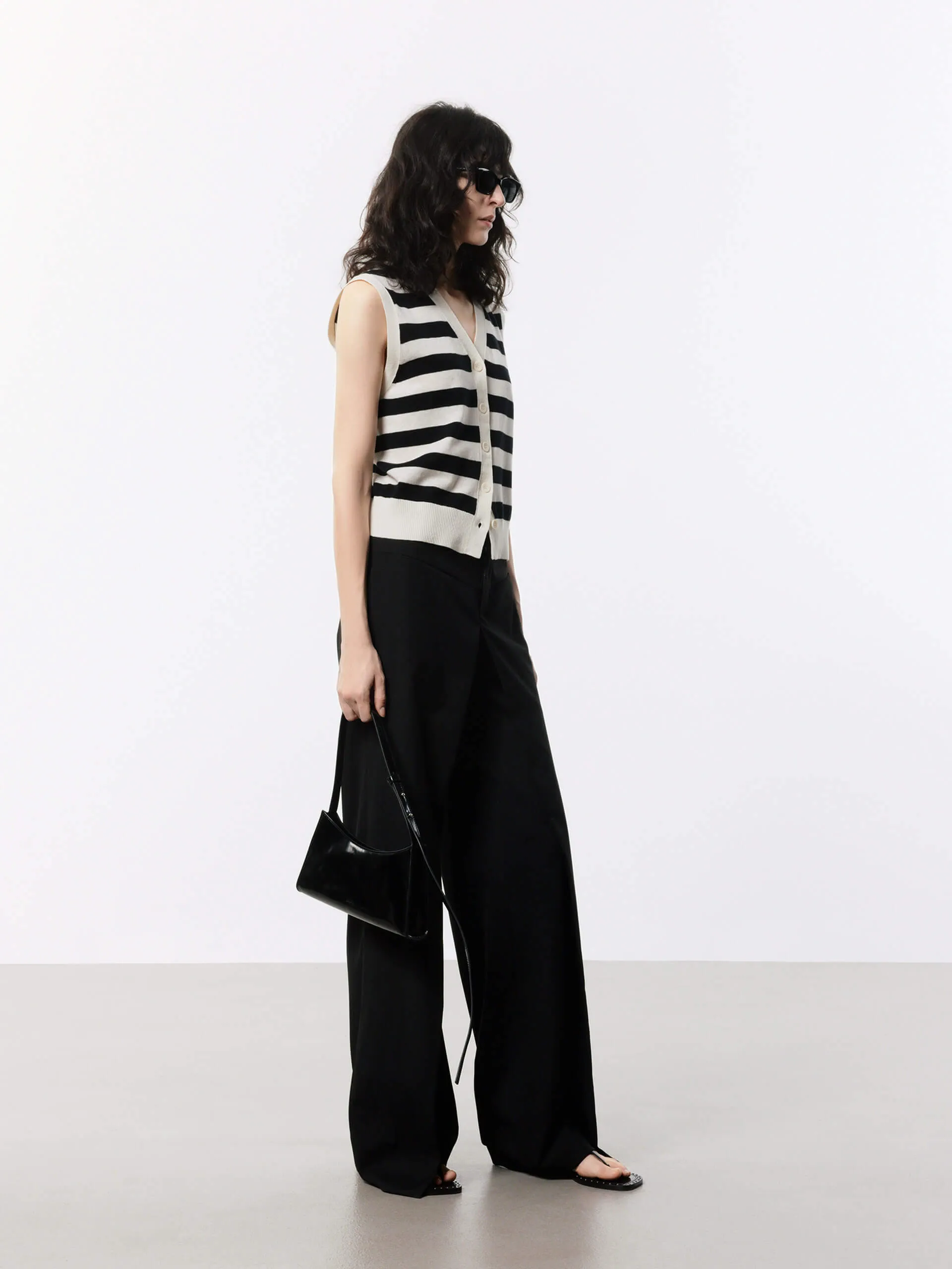 Front Pleated Straight Pants sold by Mo&Co product image thumbnail 2