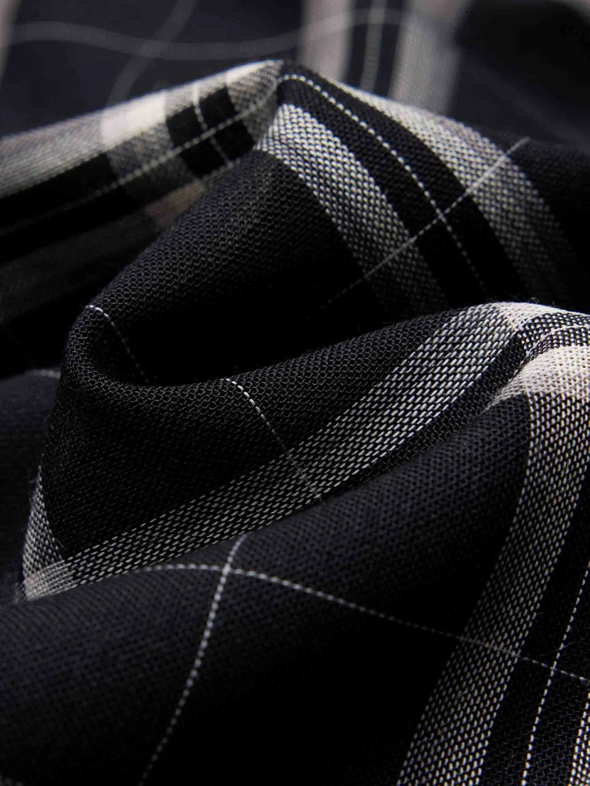 Wool Blend Plaid Skirt sold by Mo&Co product image thumbnail 4