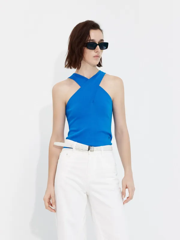 Crossover Tank Top sold by Mo&Co