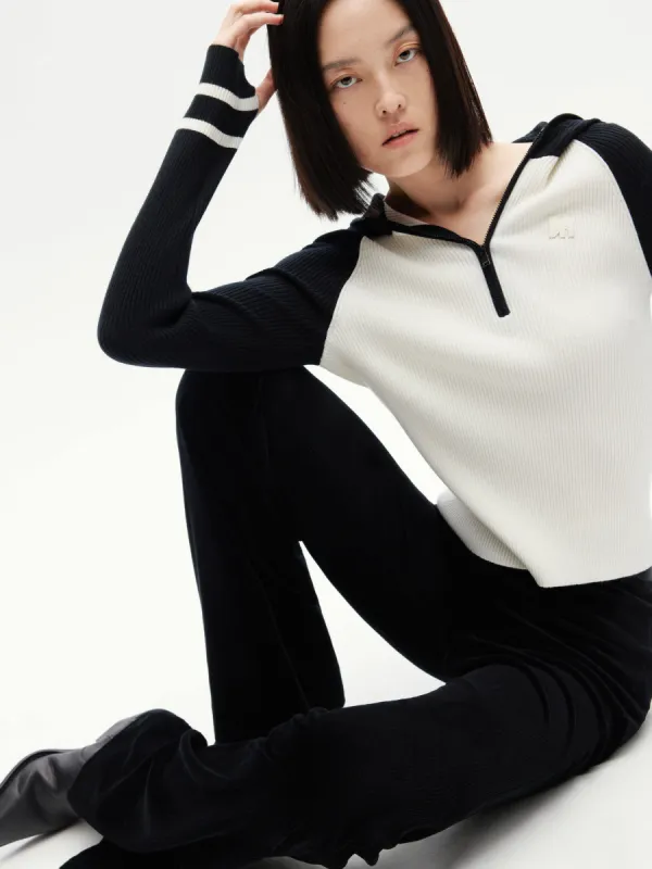 Two Tone Hooded Top sold by Mo&Co