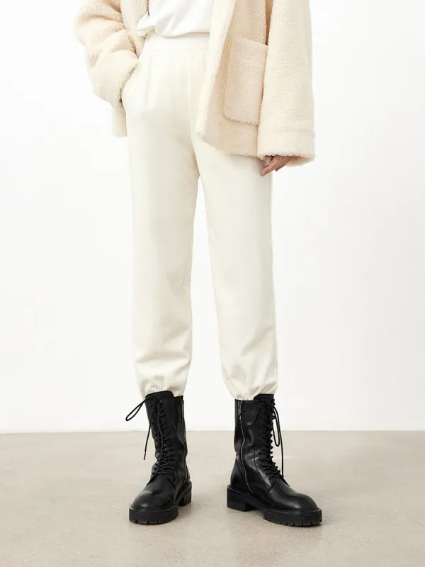 Elastic Waistband Jogger Pants sold by Mo&Co
