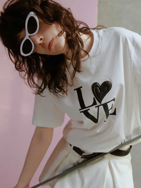 HOT SALE Cotton Letter Print T-shirt sold by Mo&Co