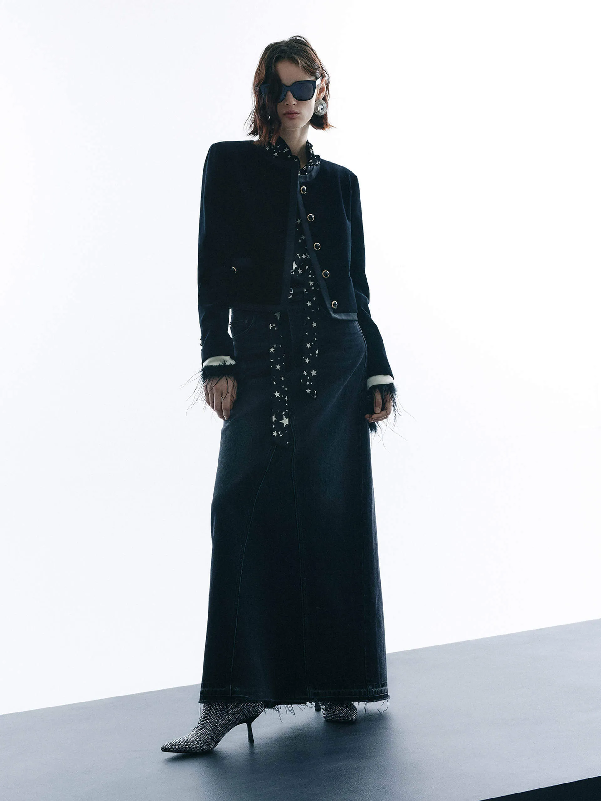 Boxy Fit Cotton Jacket sold by Mo&Co product image thumbnail 3