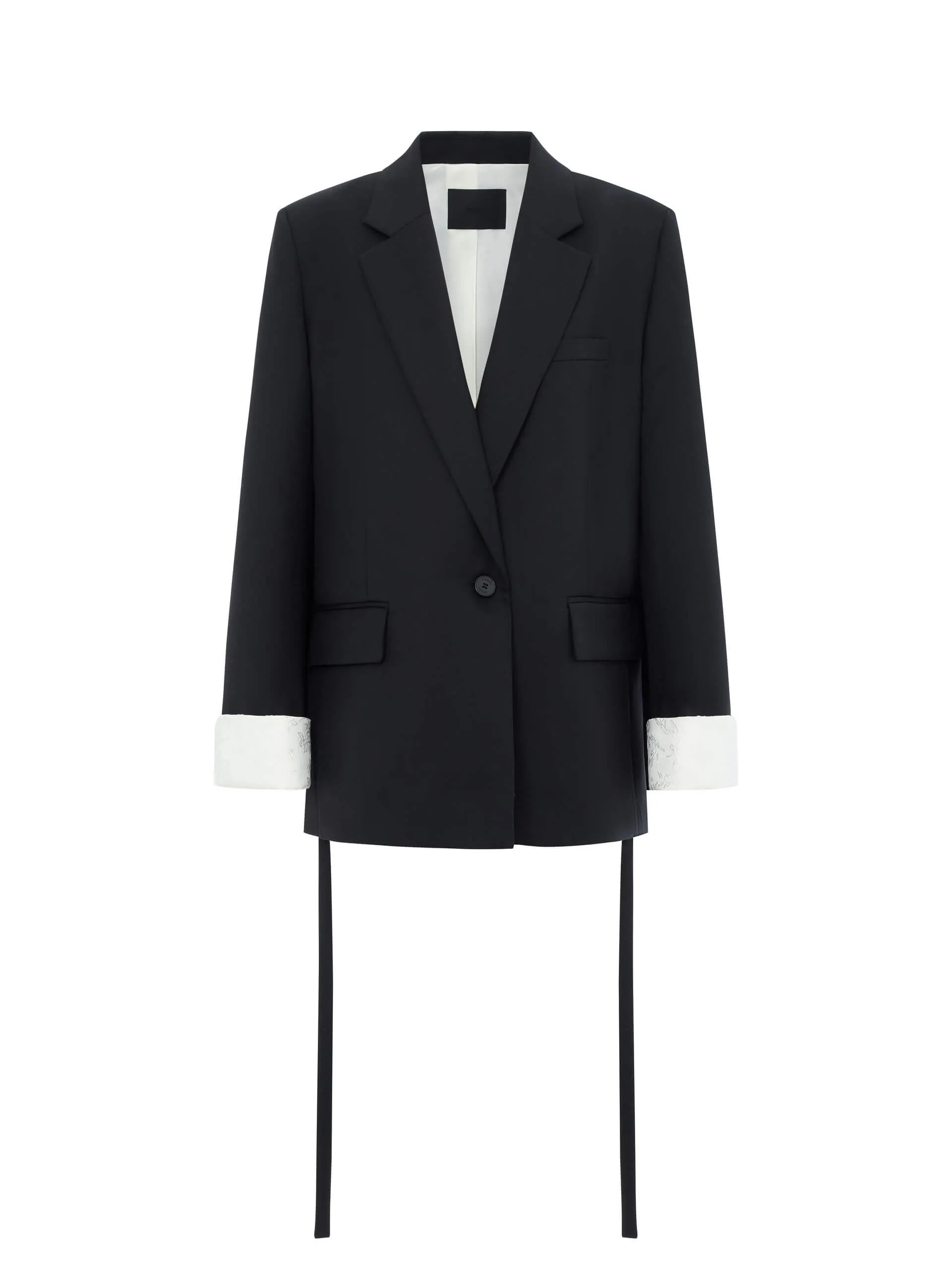 Contrast Cuffs Tailored Blazer sold by Mo&Co product image thumbnail 5