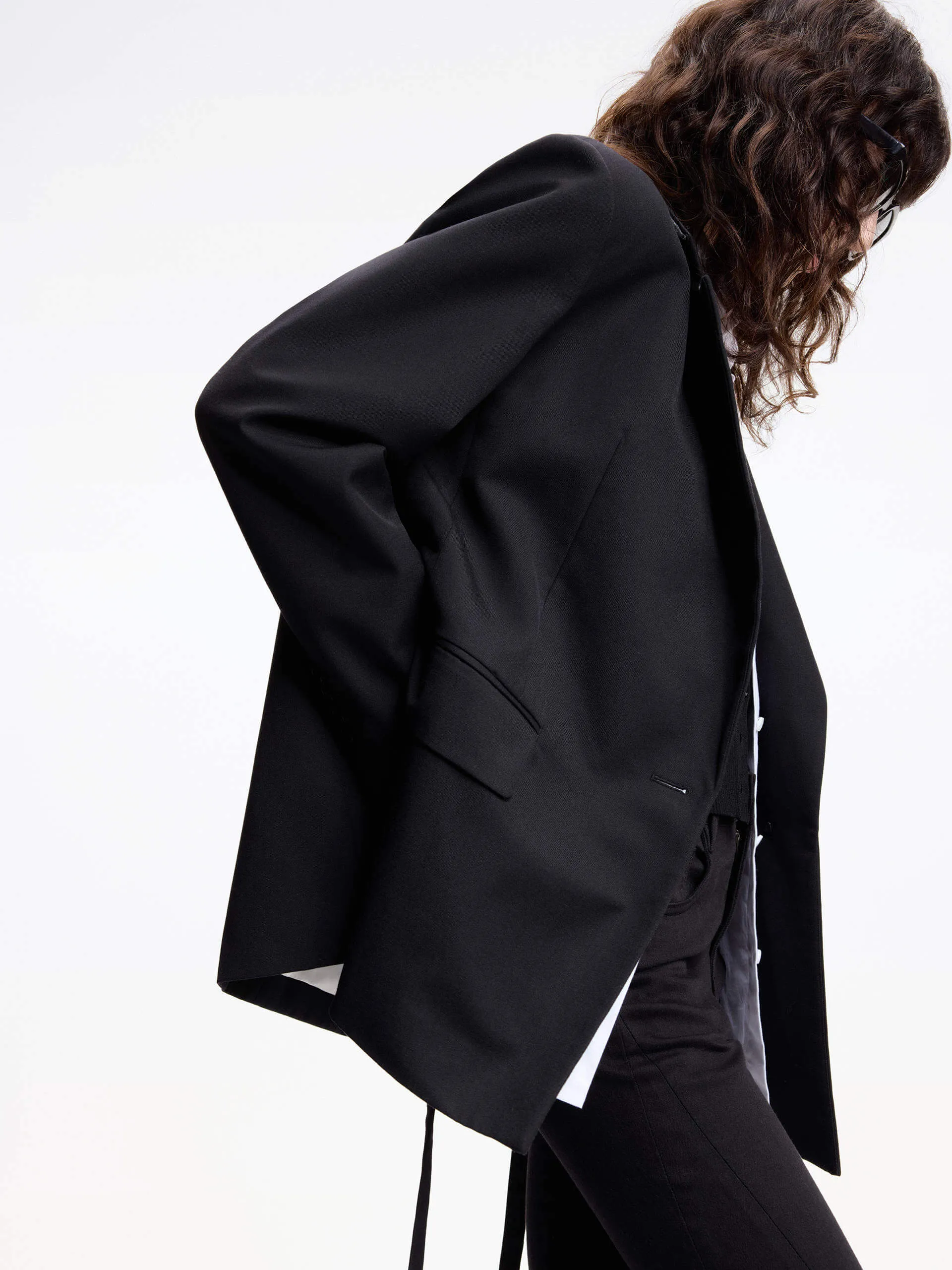 Contrast Cuffs Tailored Blazer sold by Mo&Co product image thumbnail 3