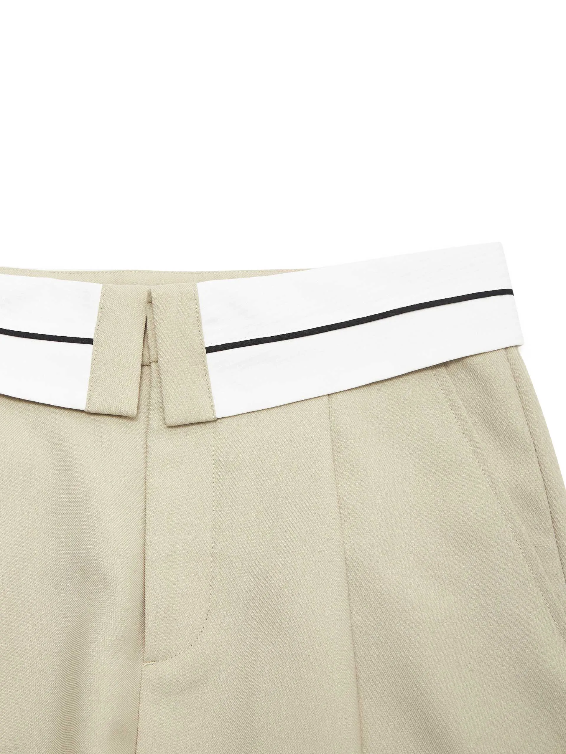 Wool blend Straight Suit Pants sold by Mo&Co product image thumbnail 5