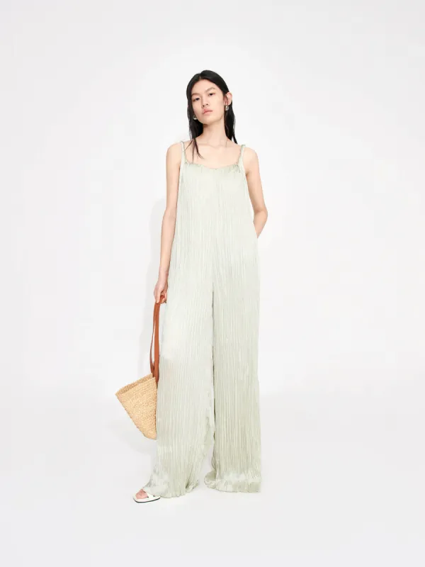 Structured Textured Jumpsuit sold by Mo&Co