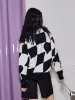 Wool Checked Knit Pullover sold by Mo&Co