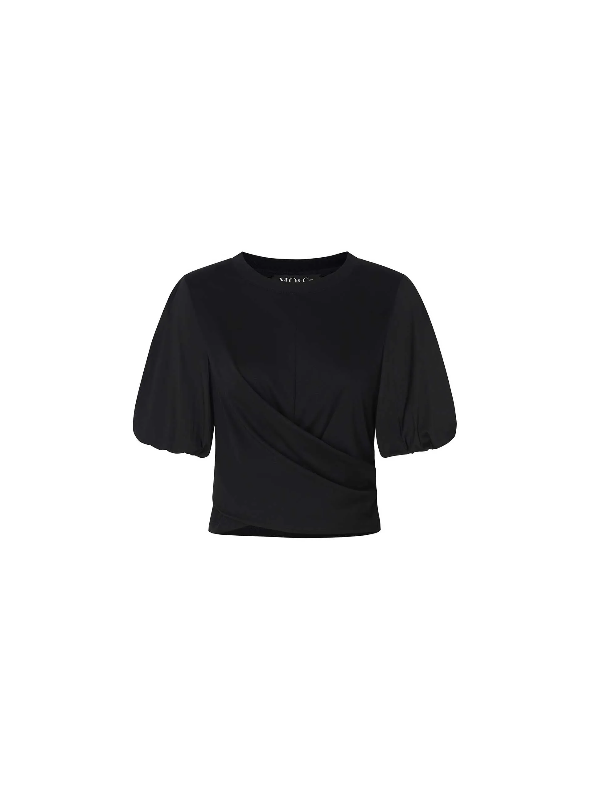 Puff Sleeves Cotton Top sold by Mo&Co product image thumbnail 5